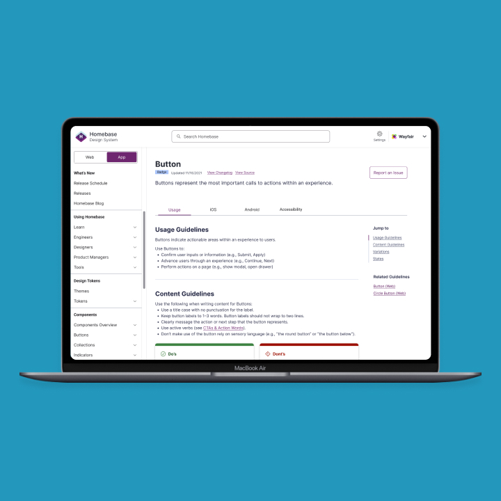 Design Systems: App Documentation