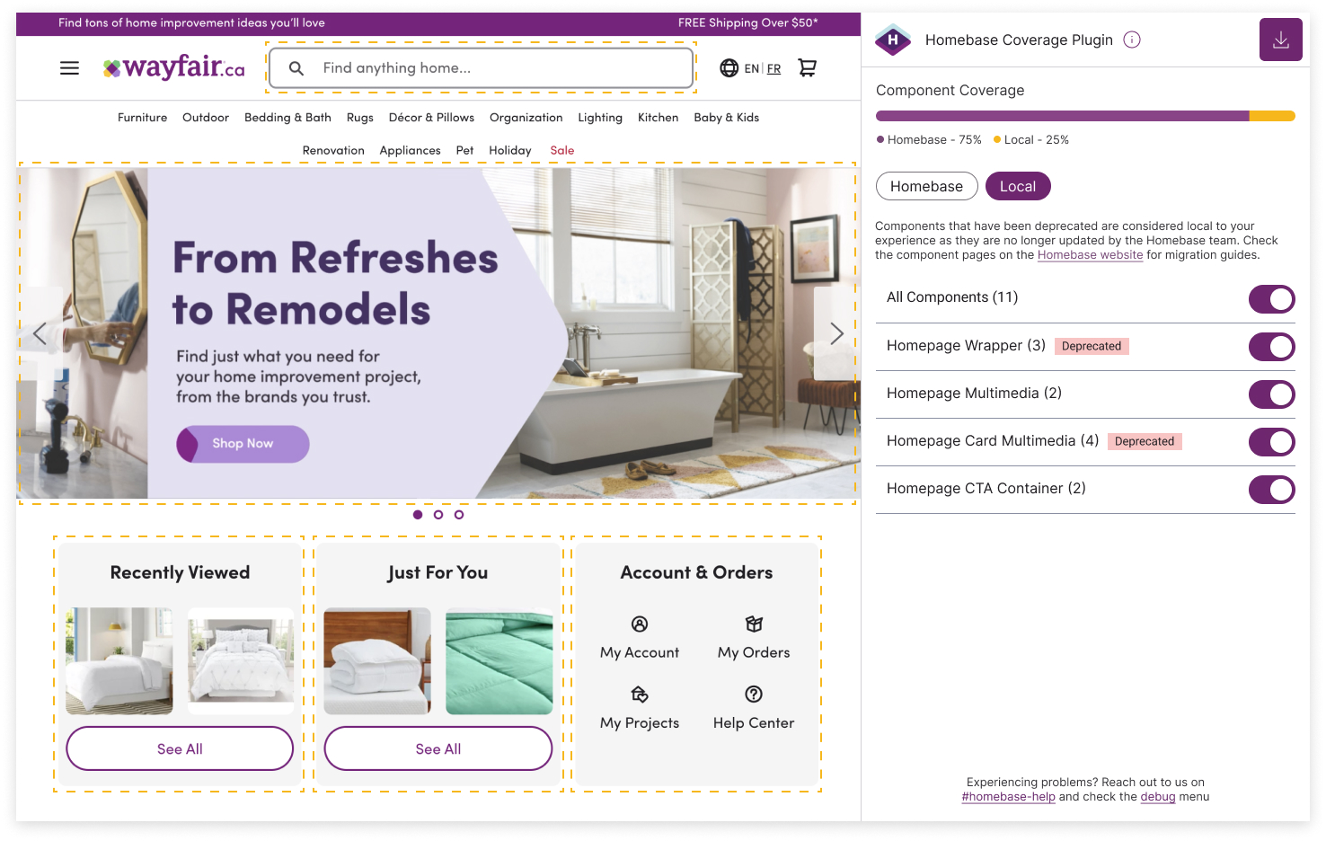 Homebase Coverage Plguin Final Design - Local Components