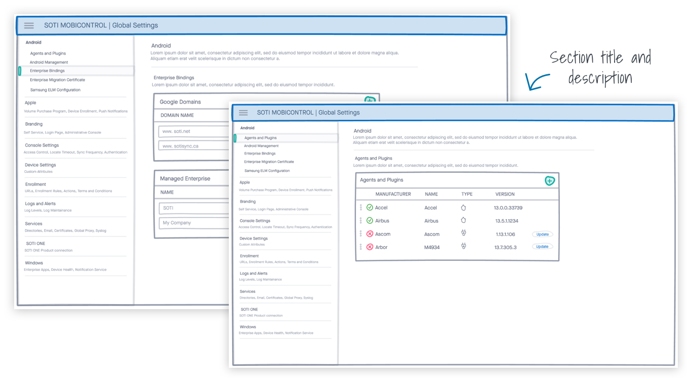 Global Settings Sketch Settings