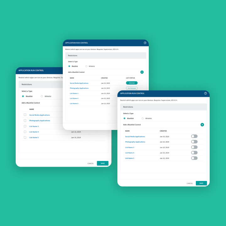 Case Study Selection Table