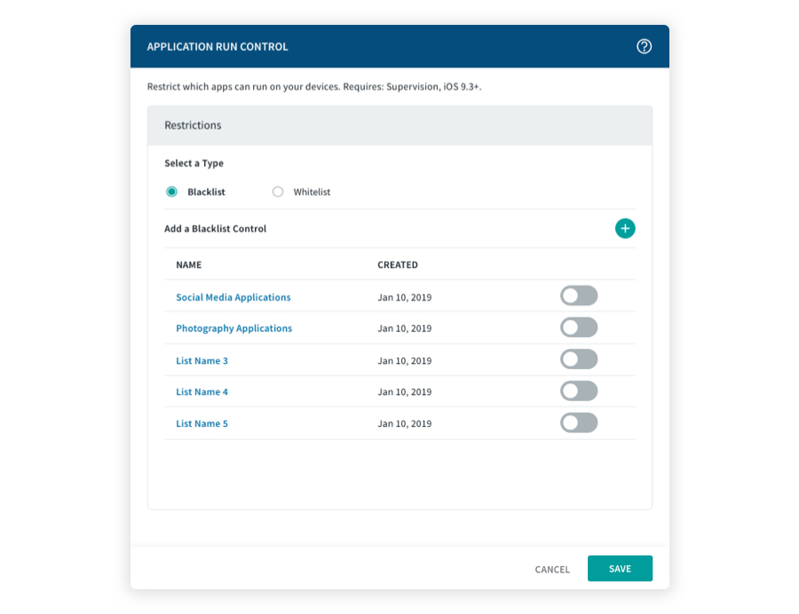 Selection Table Final Decision